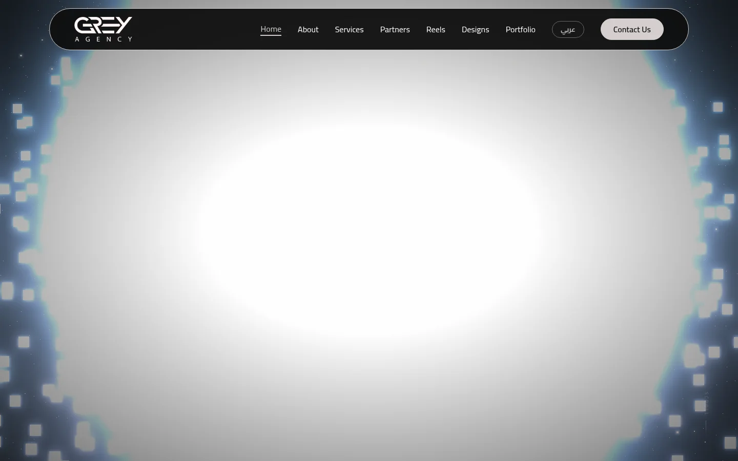 Grey Agency homepage hero