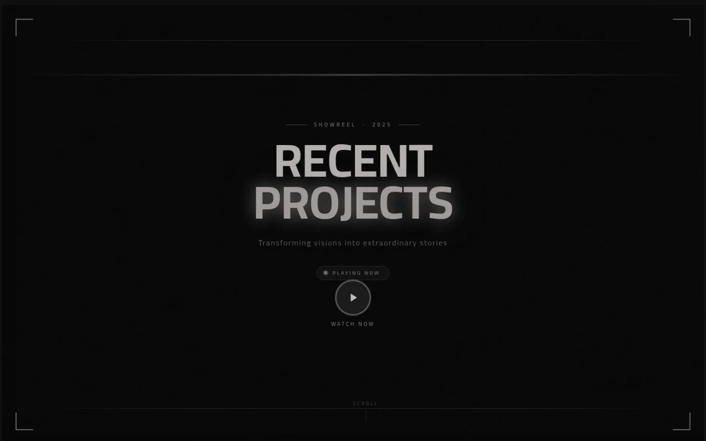 Grey Agency recent projects showreel section